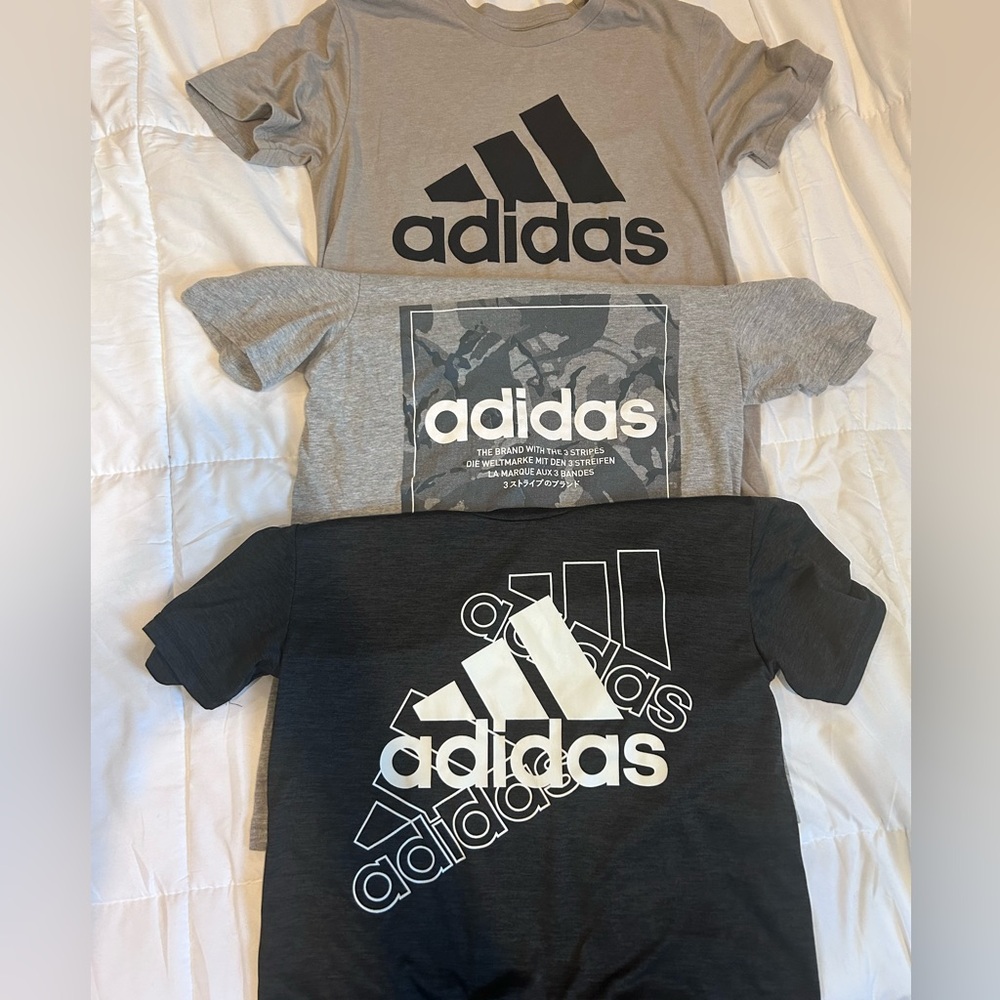 3 Adidas Shirts